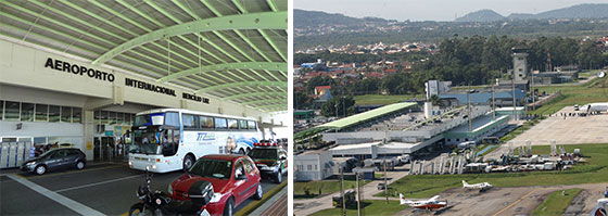 Aeroporto Internacional Hercílio Luz em Florianópolis