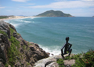 Praia do Santinho em Florianópolis