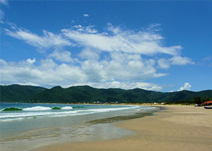 Praia Pântano do Sul em Florianópolis