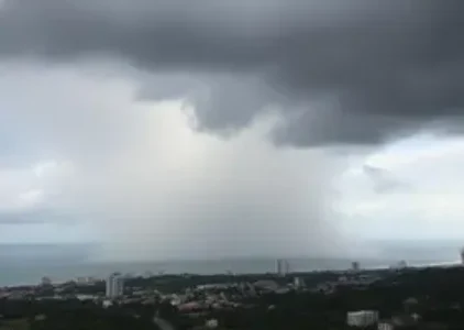 alerta amarelo de tempestade
