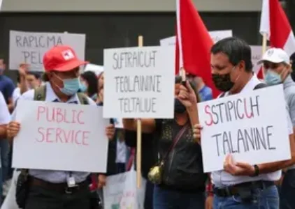 greve dos trabalhadores do serviço público
