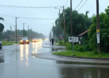 chuva forte em Santa Catarina