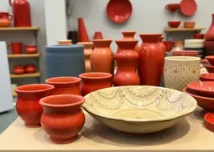 evento de cerâmica vermelha