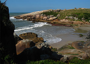 Praia do Gravatá em Florianópolis